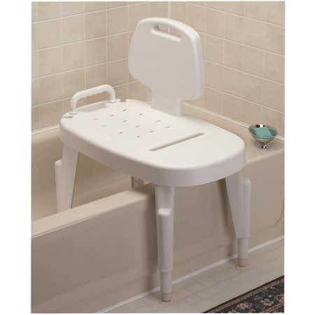 Fabrication Enterprises Shower Transfer Bench, Adjustable 45-2340